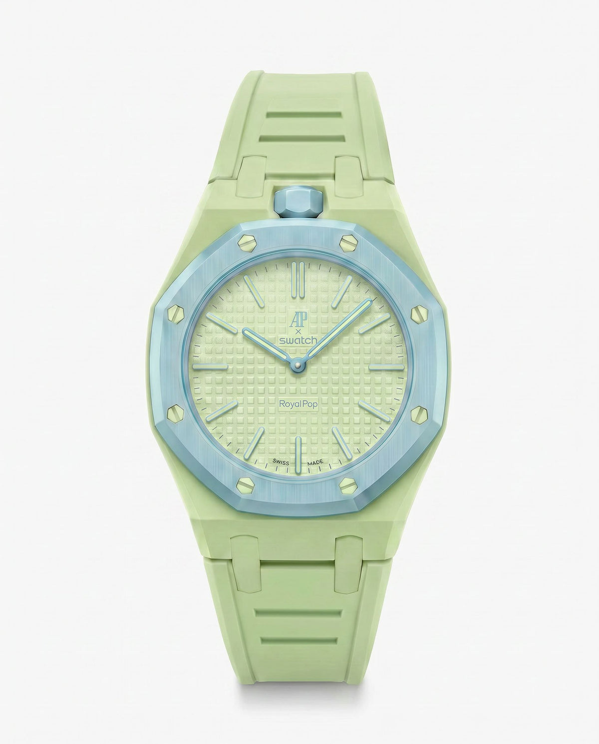 Bracelet Royal Pop Silicone Vert Pastel