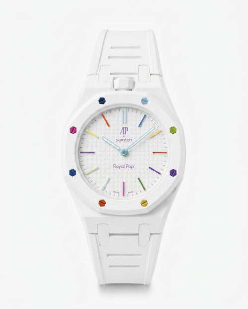 Bracelet Royal Pop Silicone Blanc Signature