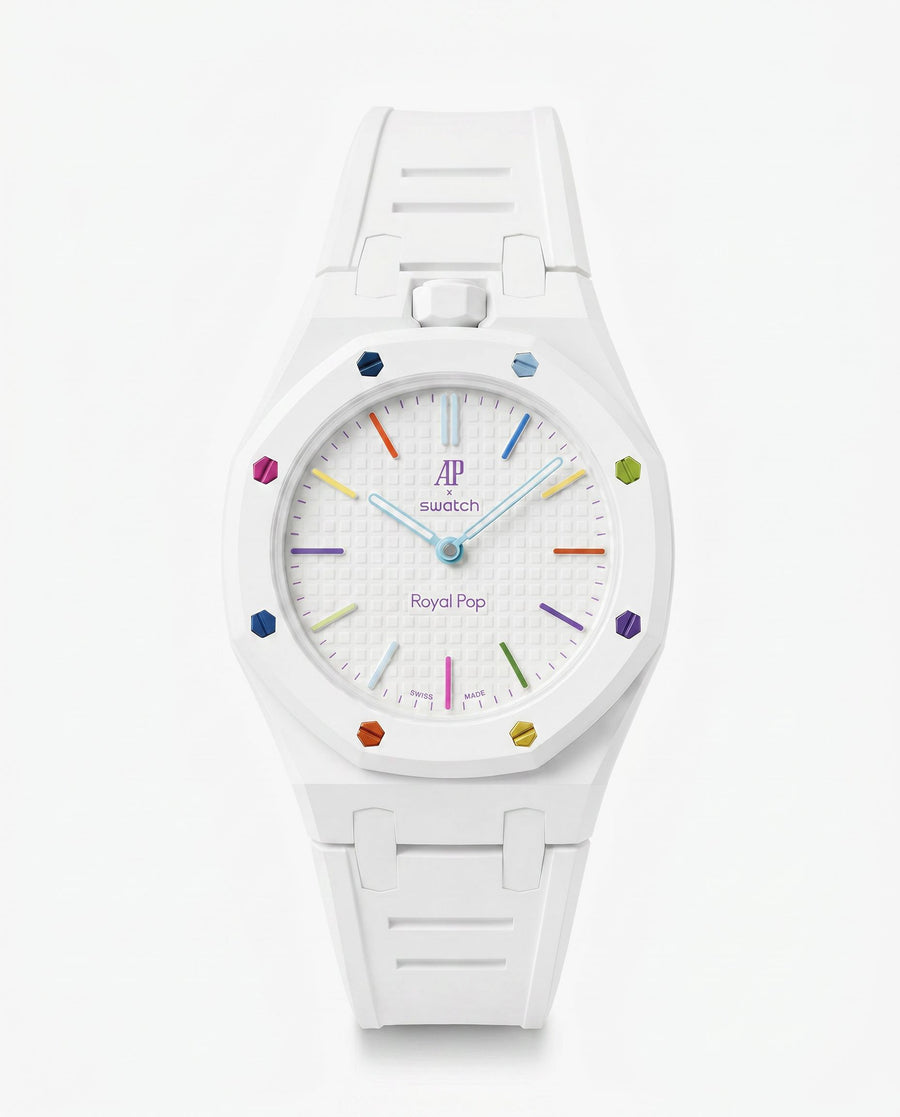 Bracelet Royal Pop Silicone Blanc Signature