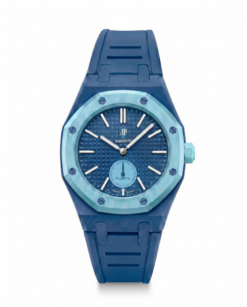 Bracelet Royal Pop Silicone Bleu Ice