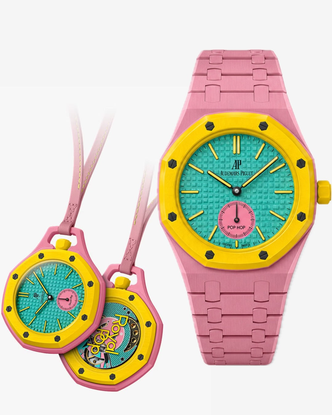 Bracelet rose et jaune compatible Royal Pop